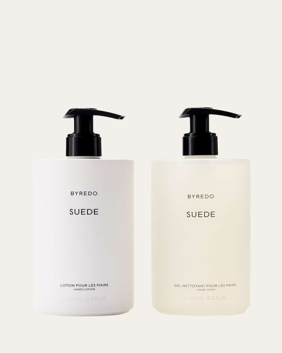 Suede Hand Wash & Lotion Gift Set